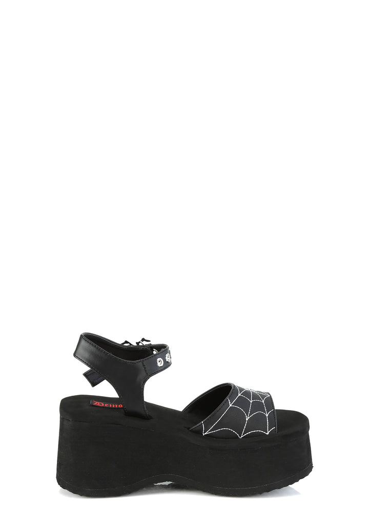 Funn-10 Platform Ankle Strap Sandals