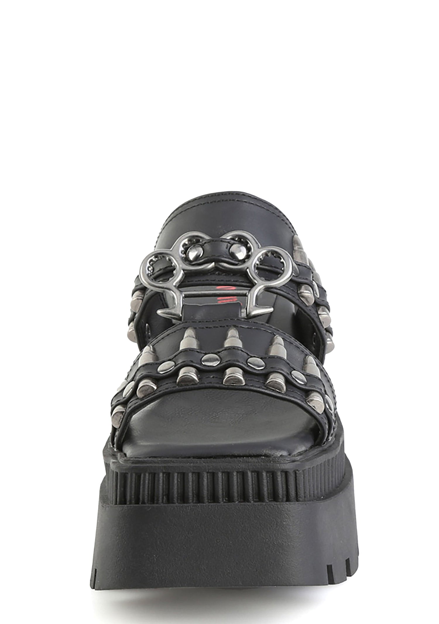 Wrath-08 Platform Double Strap Slide Sandals