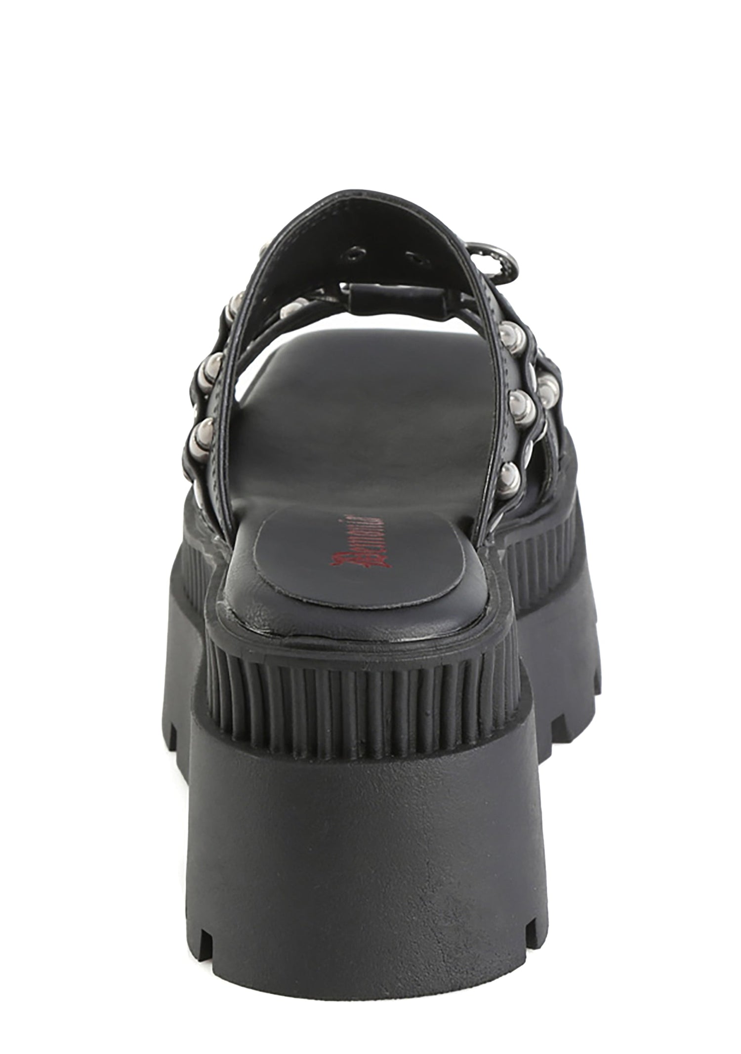 Wrath-08 Platform Double Strap Slide Sandals