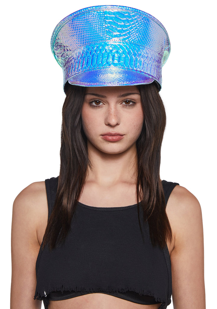 Vinyl Captain Hat - Snake