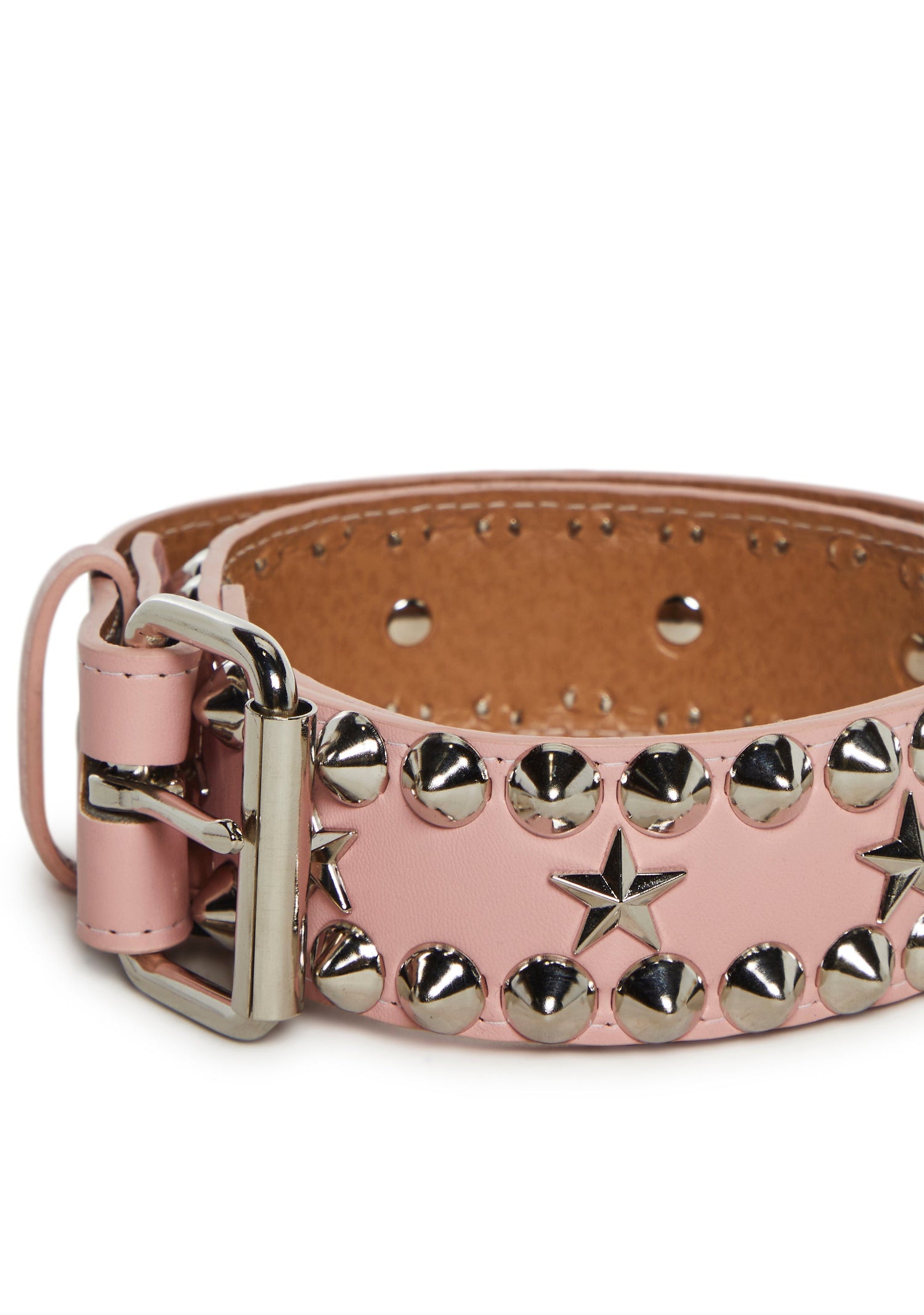 Star Studded Belt - Pink