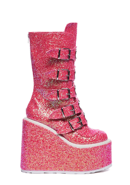 Swing-230G Platform Mid-Calf Boots