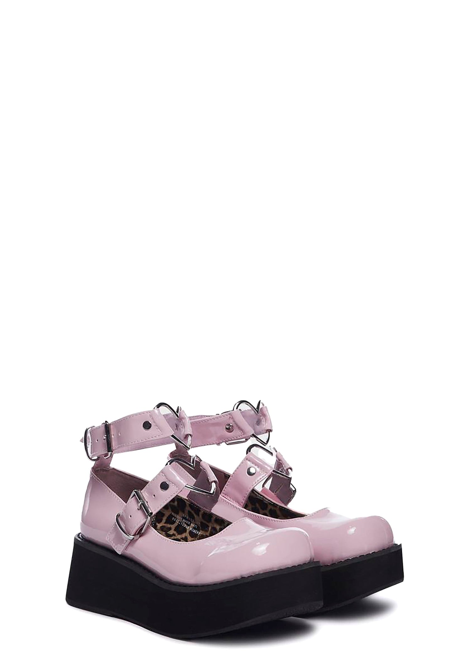 Spirite-02 Platform Mary Janes - Light Pink