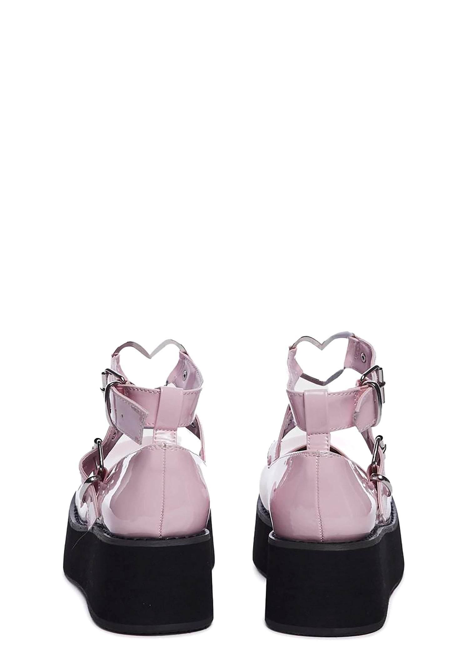 Spirite-02 Platform Mary Janes - Light Pink