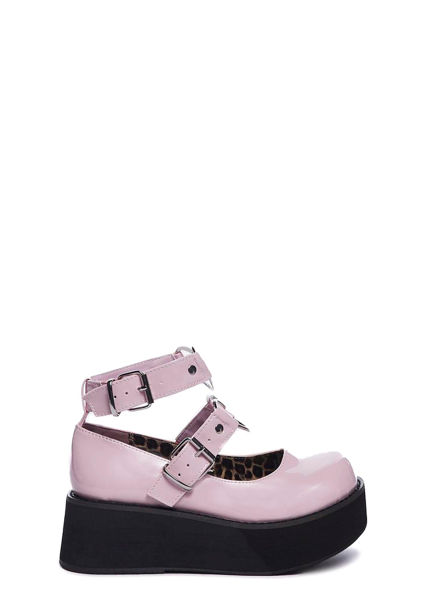 Spirite-02 Platform Mary Janes - Light Pink