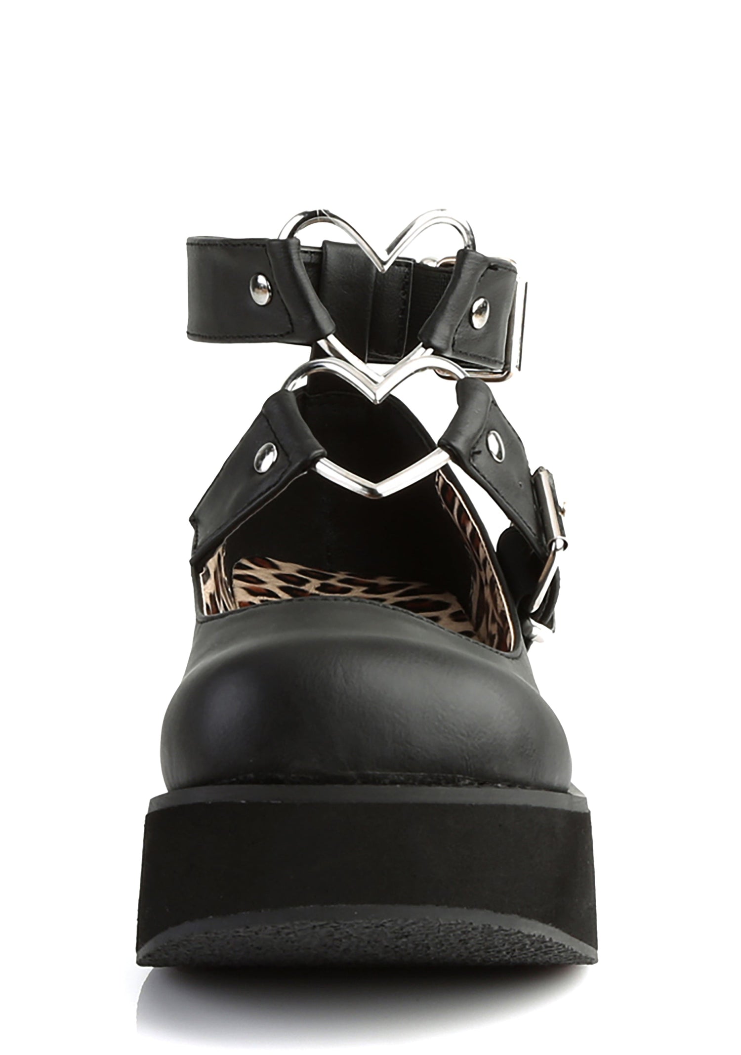 Spirite-02 Platform Mary Janes - Black