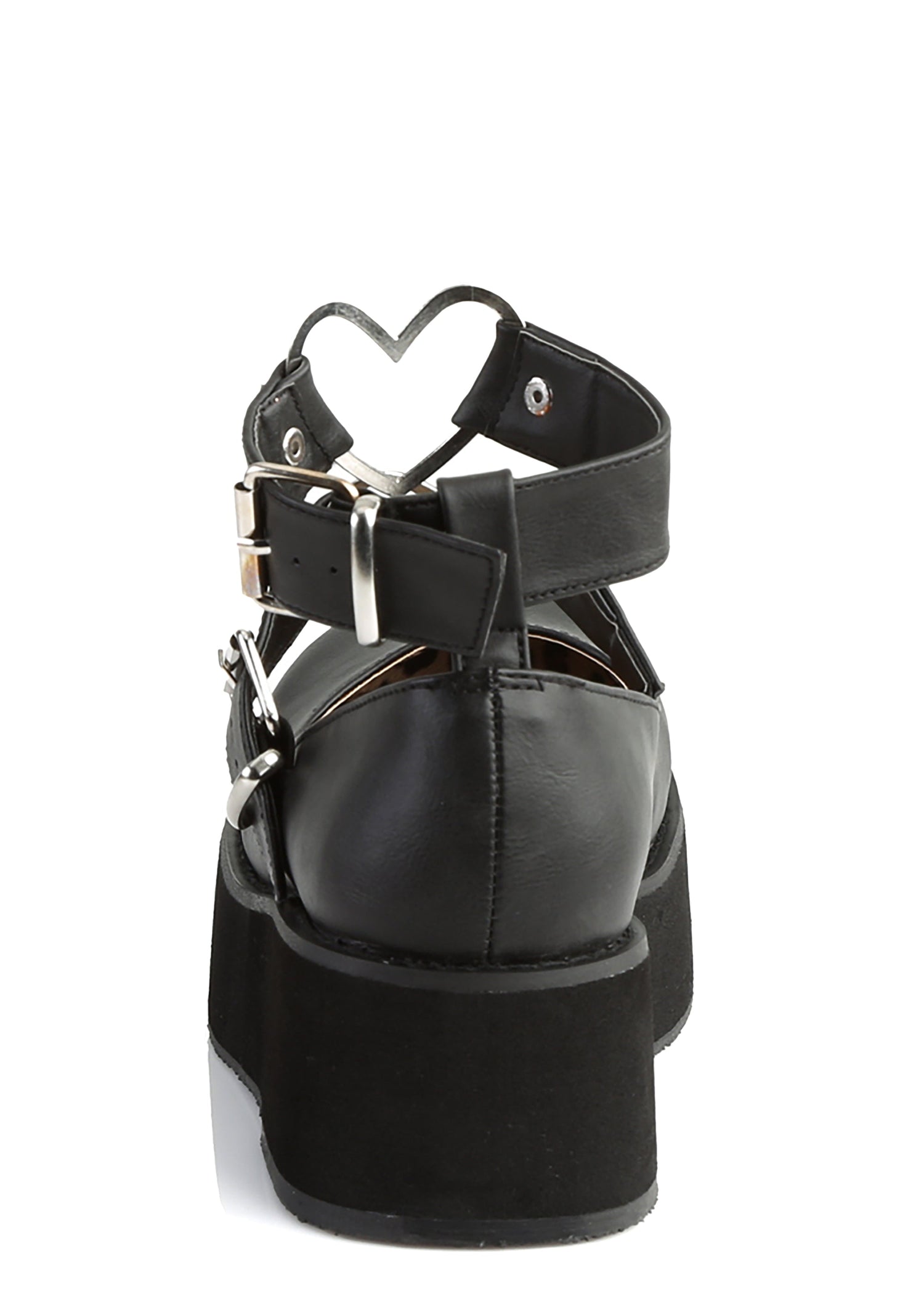 Spirite-02 Platform Mary Janes - Black