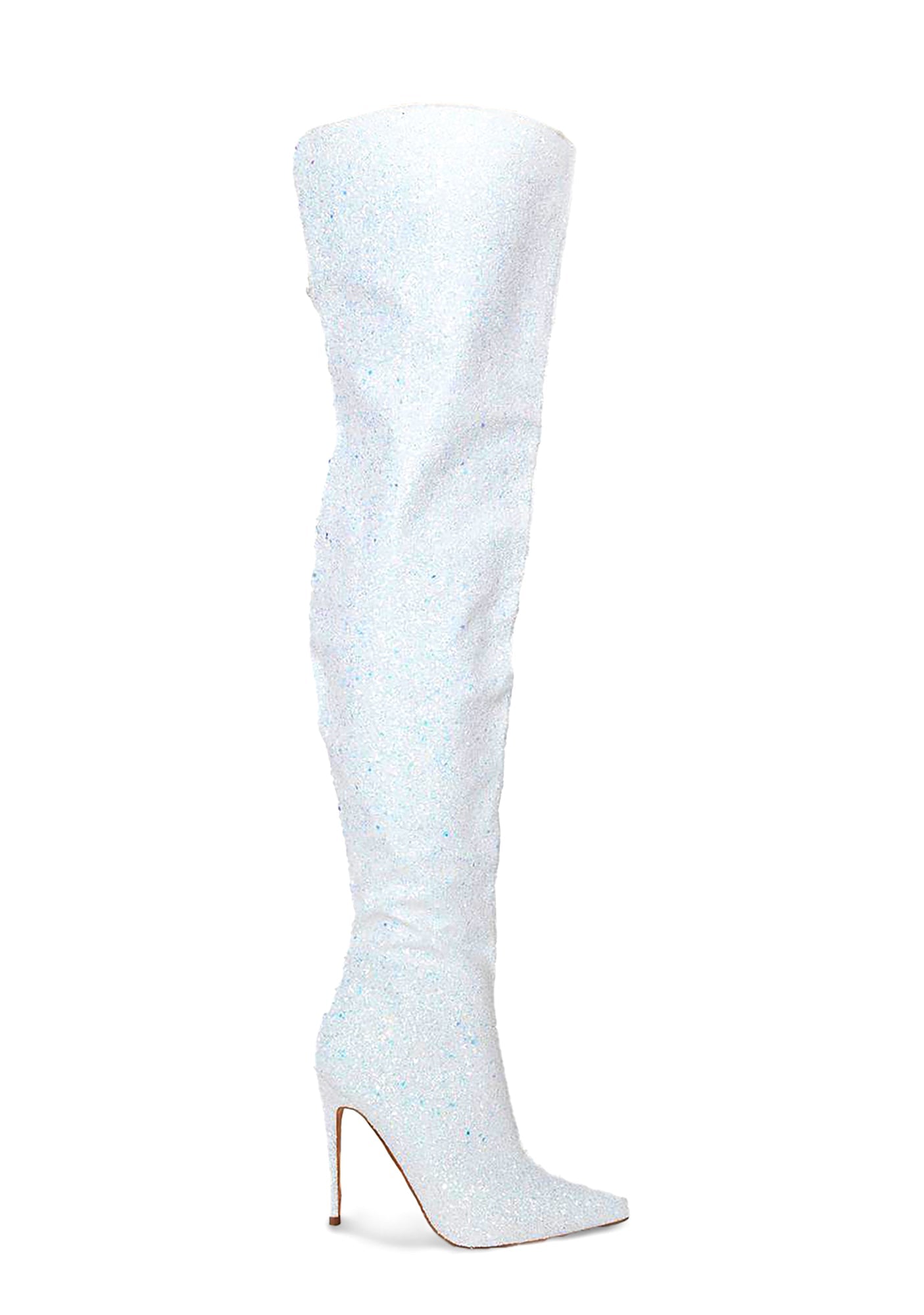Courtly-3015 Glitter Thigh High Boots
