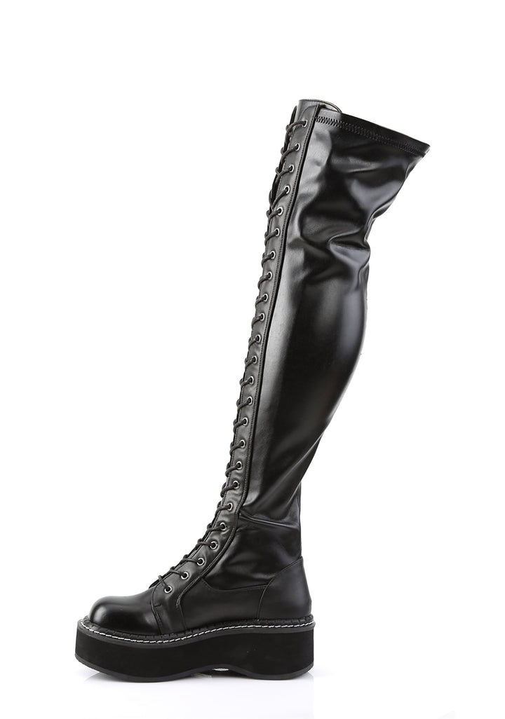Emily-375 Platform Thigh High Boots