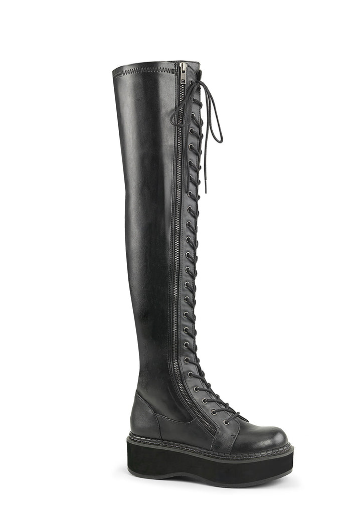 Emily-375 Platform Thigh High Boots