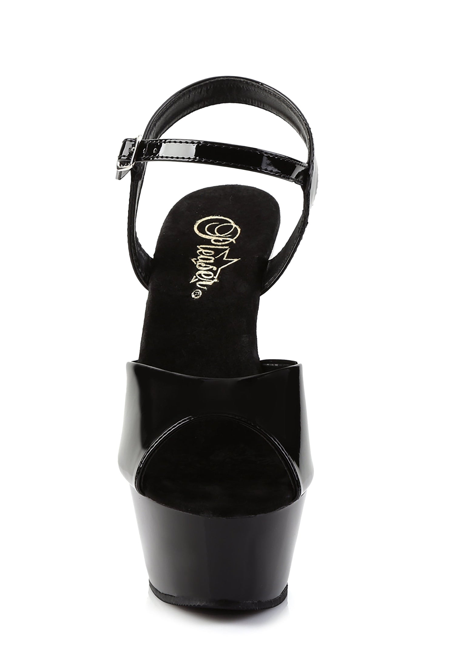 Kiss 209 Platform Ankle Strap Sandals - Black