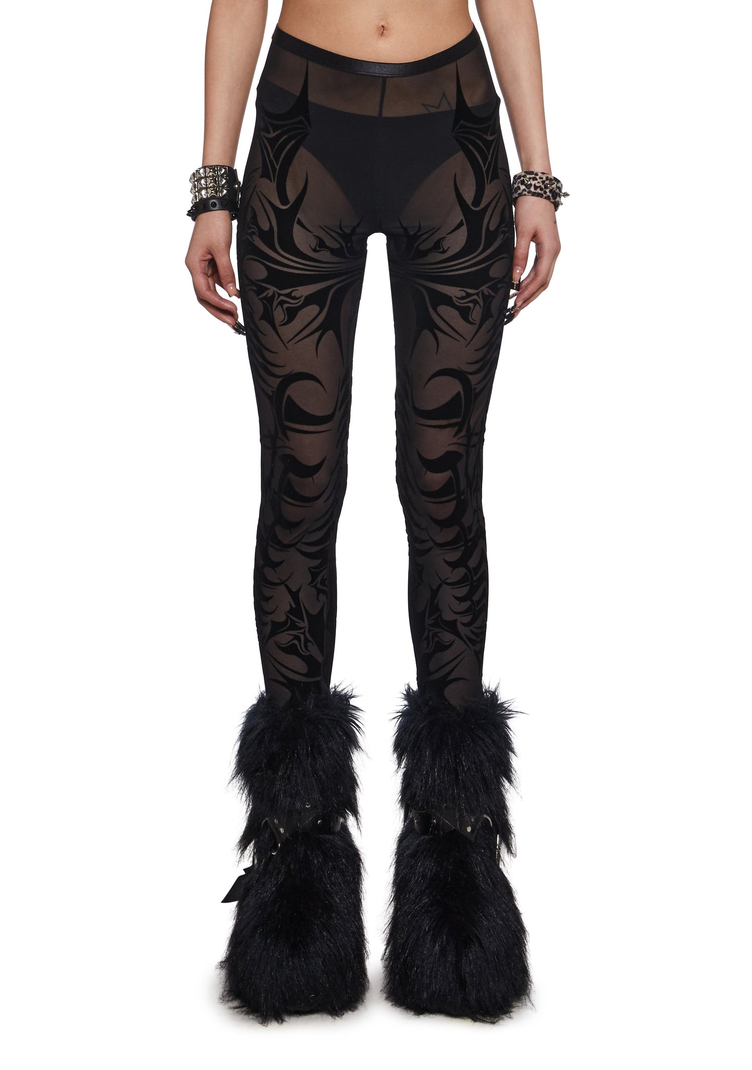 Ill Fated Love Mesh Leggings