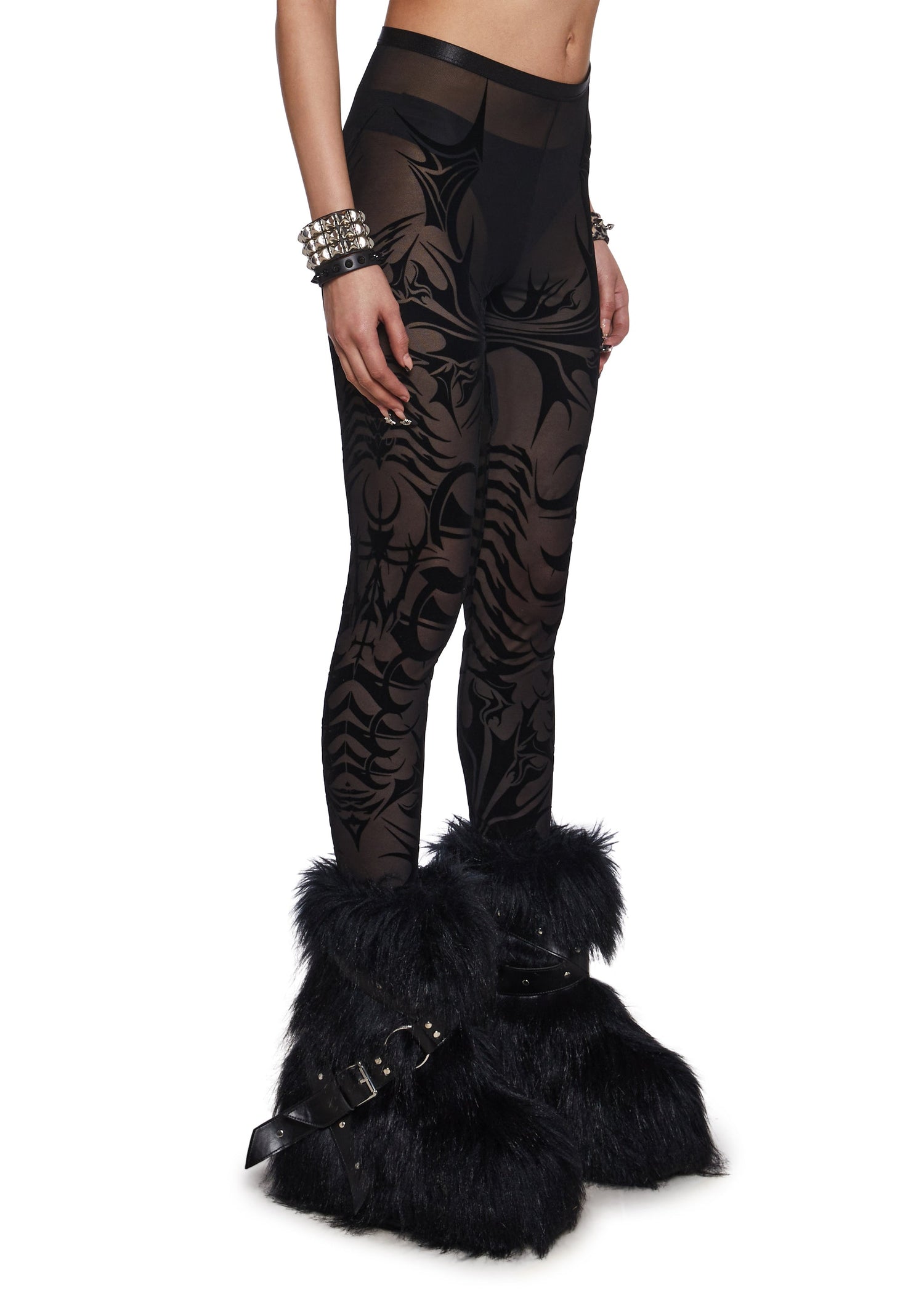 Ill Fated Love Mesh Leggings