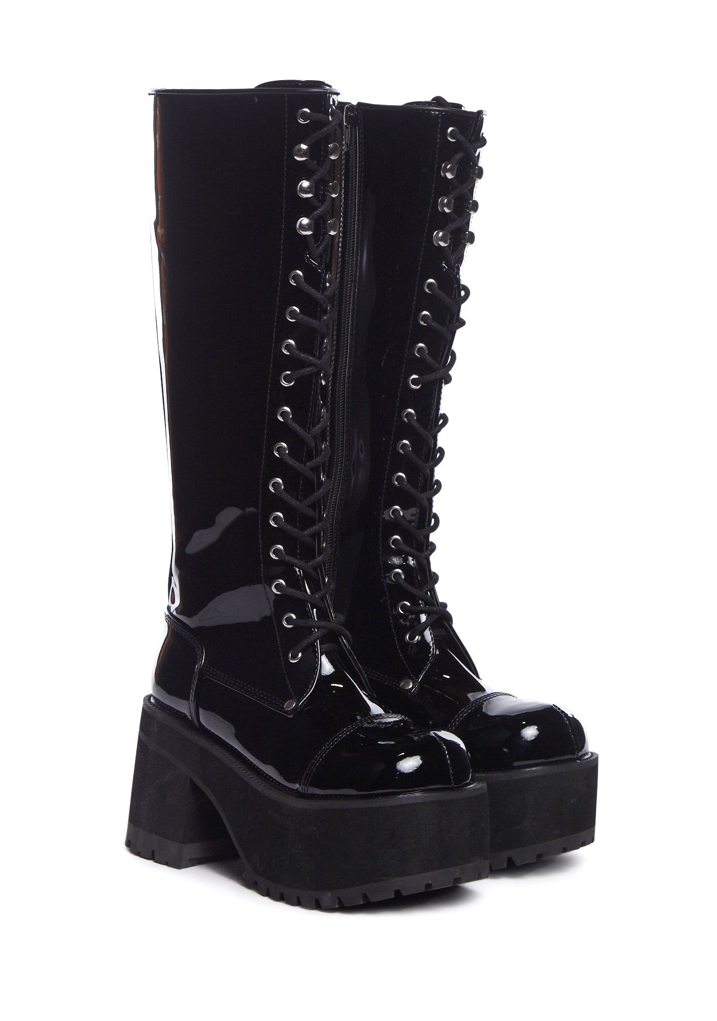 Patent Ranger-302 Knee High Boots